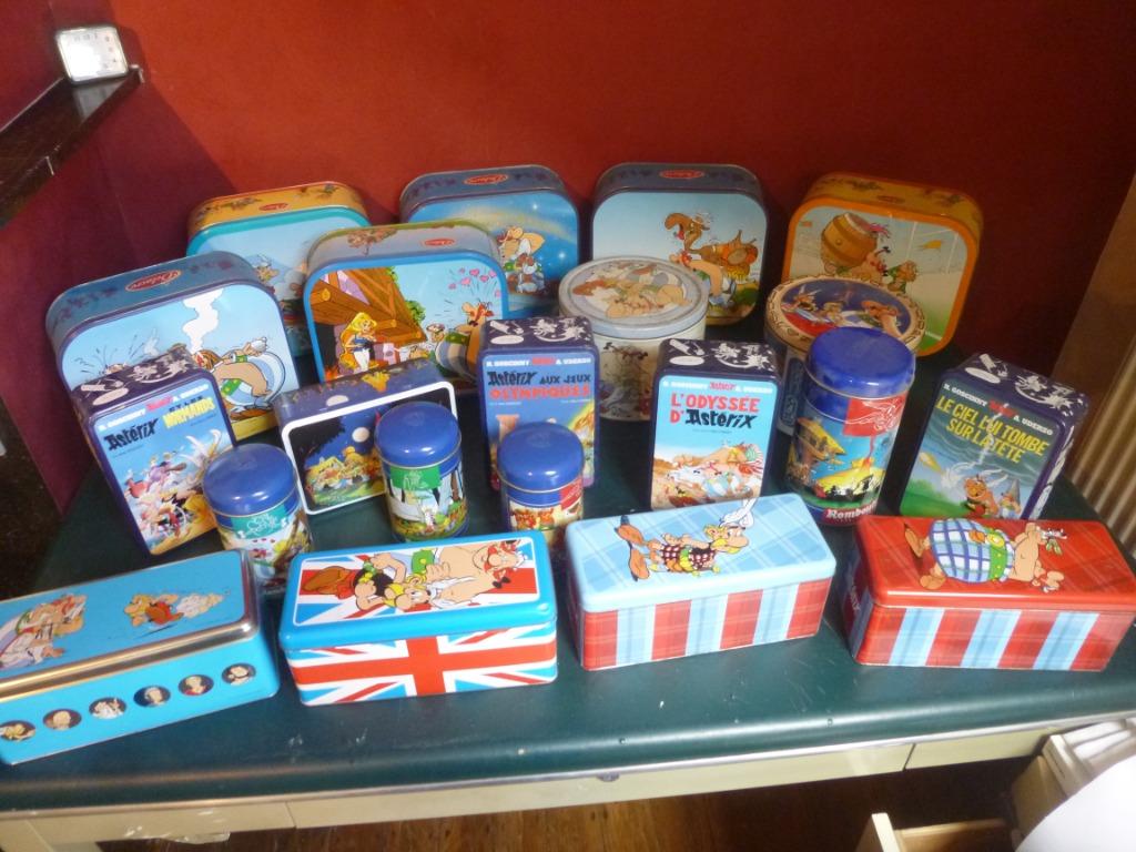 Boîtes en fer blanc Astérix, Enlèvement, Astérix et Obélix, Comme neuf, Ustensile