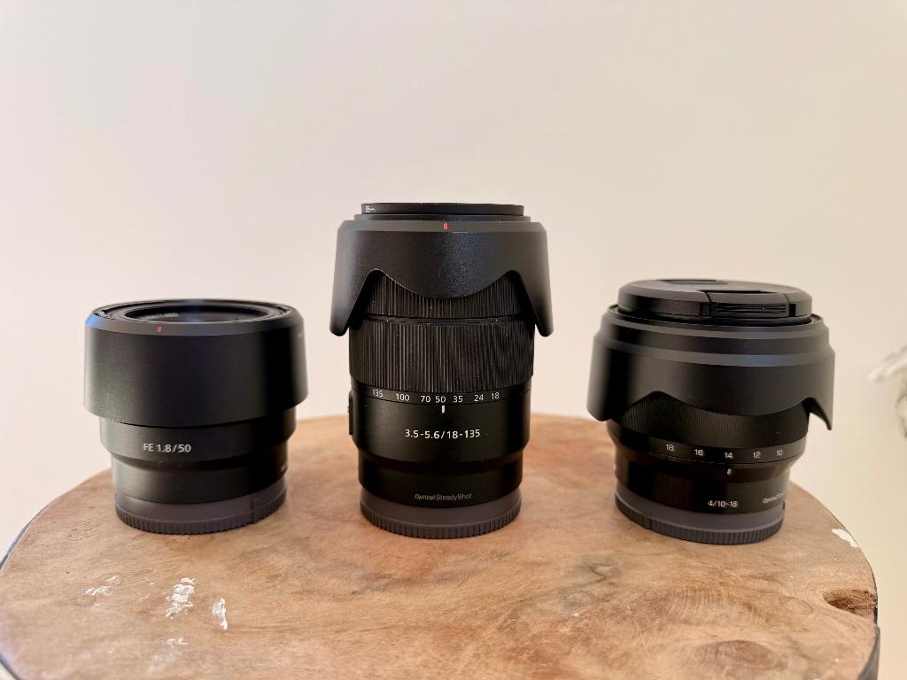 Complete Sony A6400 Set met High-End Lenzen, Enlèvement, Utilisé, Sony
