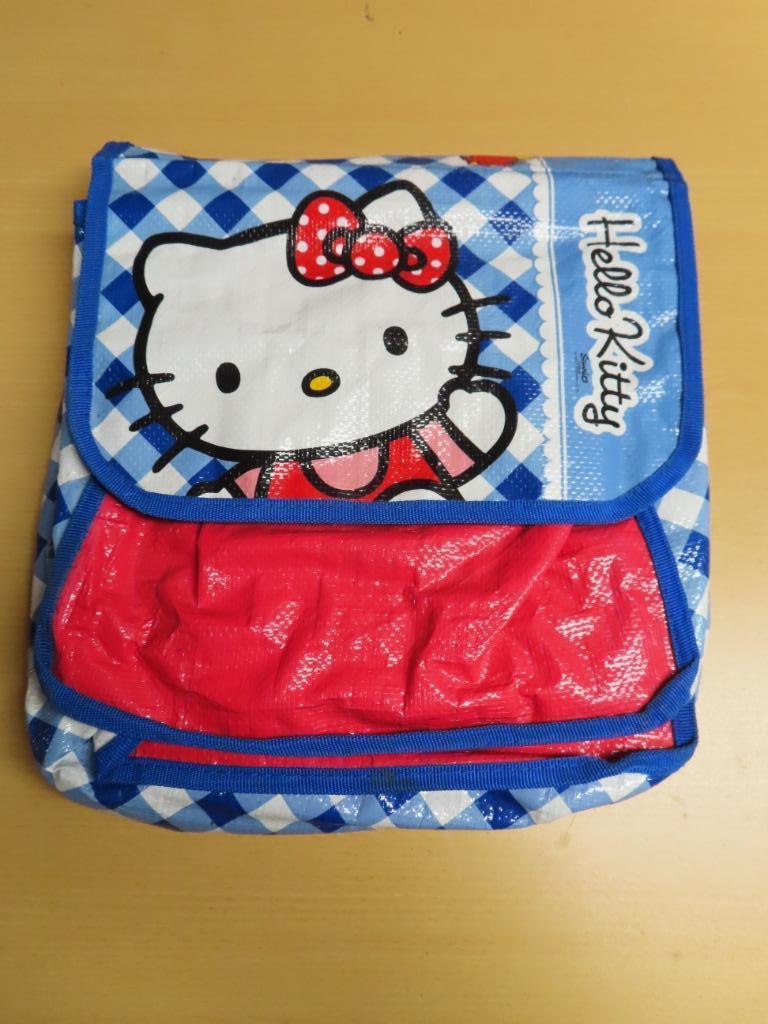 Dubbele fietstas kinderen , hallo kitty, Ophalen of Verzenden, Zo goed als nieuw