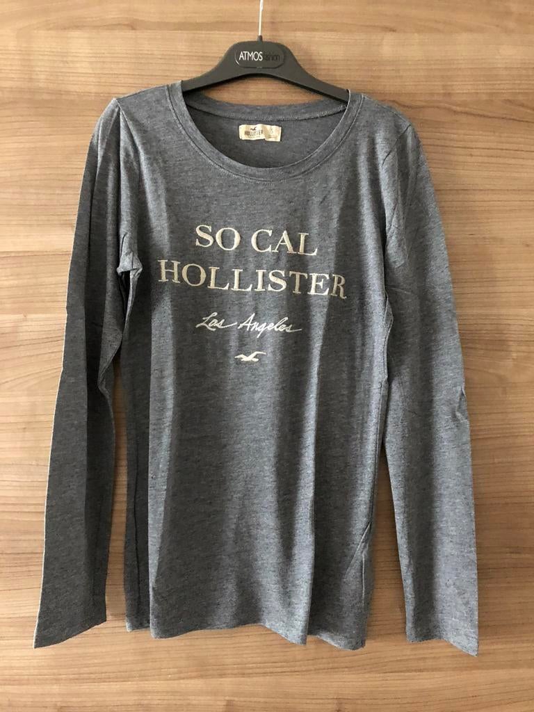 T-shirt lange mouw Hollister maat S, Ophalen of Verzenden, Lange mouw, Maat 36 (S), Grijs
