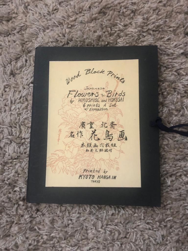 Set vintage Japanse houtblok prints, Enlèvement