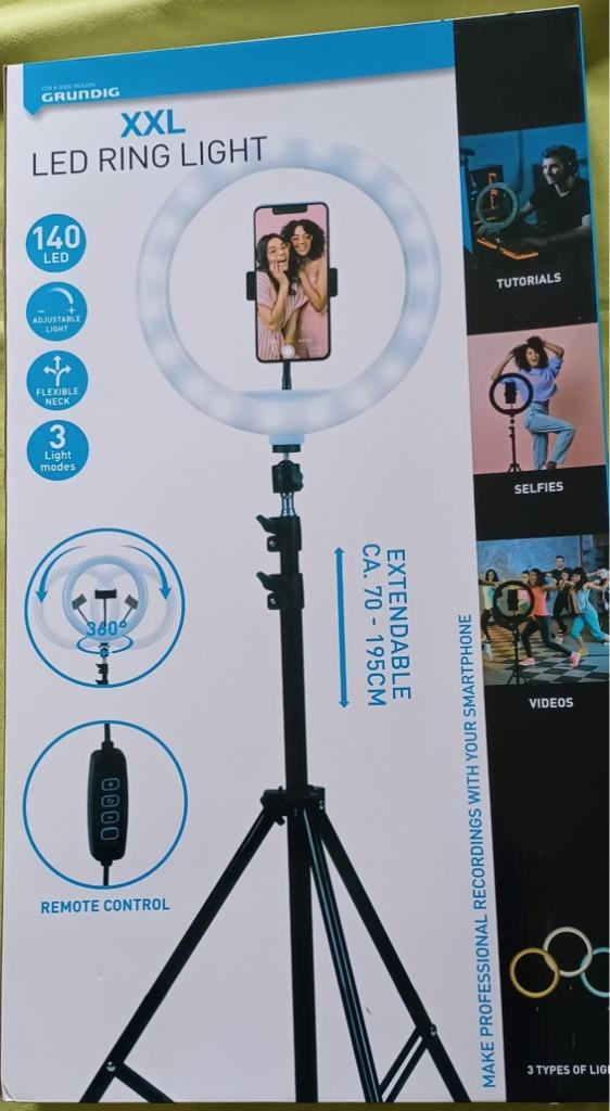 #Led #Ring #Light #camera #statief, Enlèvement ou Envoi, Neuf, Trépied