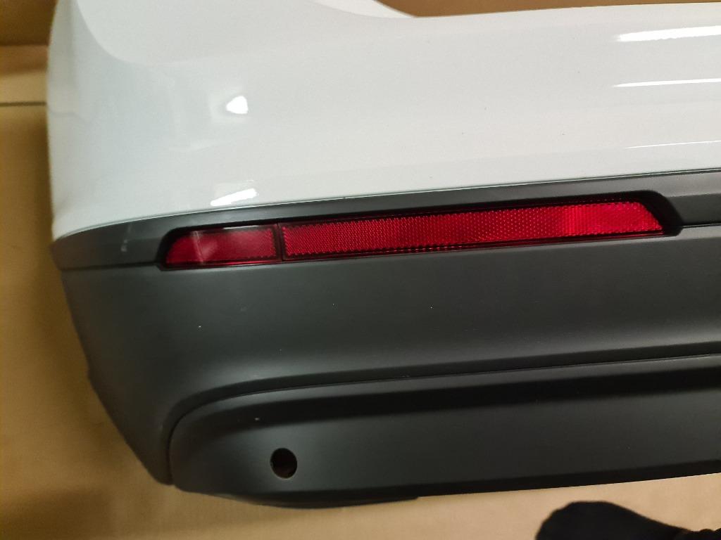 VW tiguan 5NA achterbumper purewhite 4x pdc 2016-2020, Gebruikt, Volkswagen, Ophalen of Verzenden, Achter