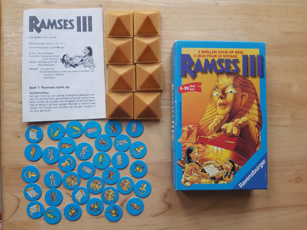 Jeu de voyage – Ramses III (Ravensburger), Enlèvement, Utilisé, Ravensburger, Jeu de voyage