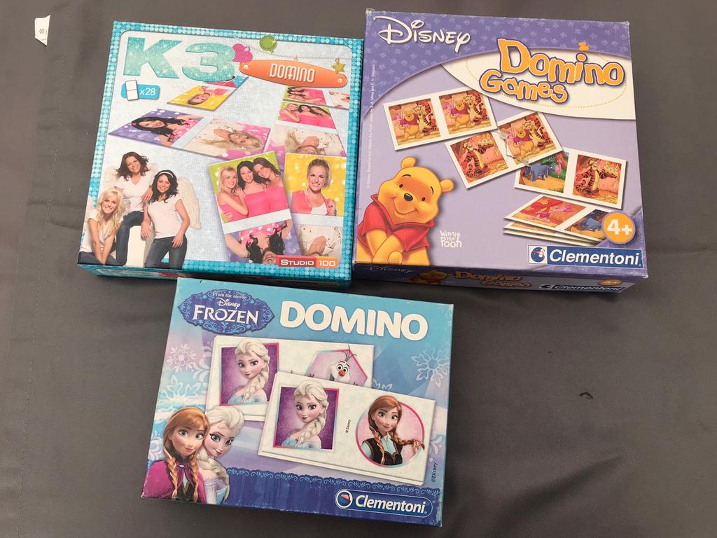 Domino’s: K3 - Frozen -Winnie’s de Poeh, Ophalen of Verzenden, Gebruikt, Ontdekken