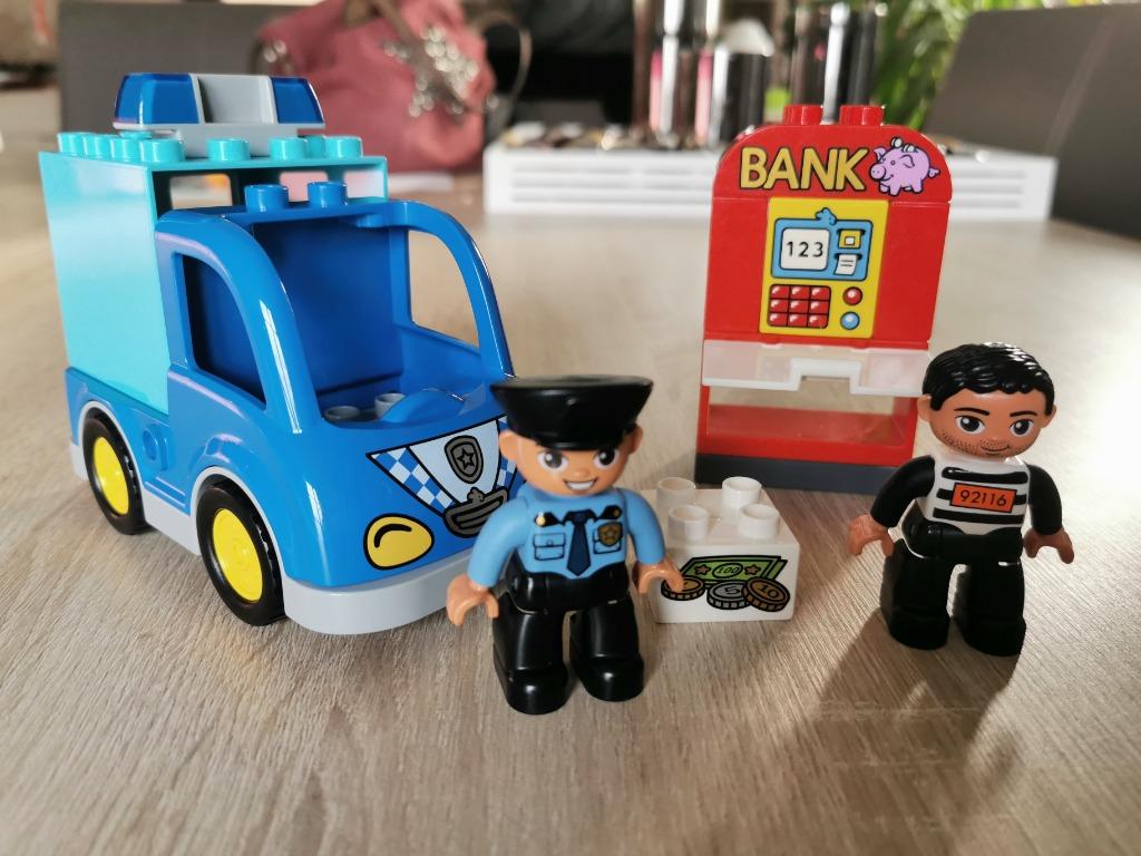 duplo 10809- le fourgon de police, Enlèvement ou Envoi, Utilisé, Ensemble complet, Duplo