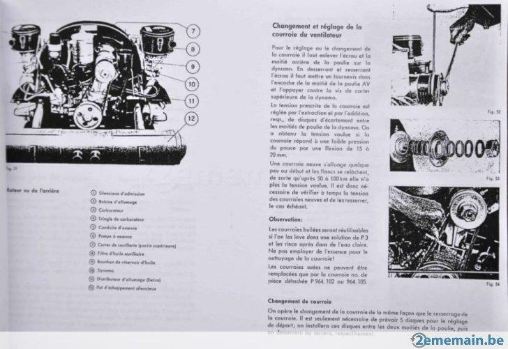Porsche 356 copie de manuel pour 356 B 1962, Enlèvement ou Envoi