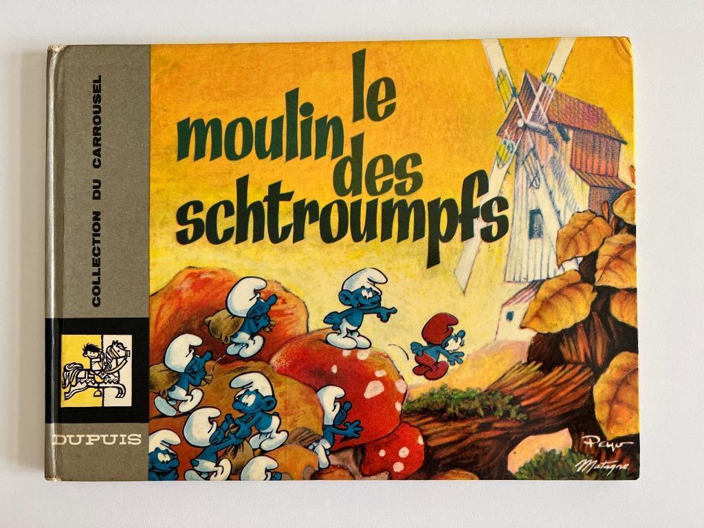 Livre Le moulin des Schtroumpfs, Ophalen of Verzenden, Gebruikt, Verschillende Smurfen, Stripboek