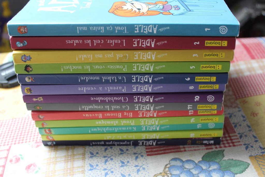 Lot de livres Mortelle Adèle, Enlèvement ou Envoi, Utilisé