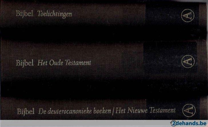 Bijbel, 3 delen/3 boeken, prenten van G. Doré,  Athenaeum, Ophalen of Verzenden, Gelezen