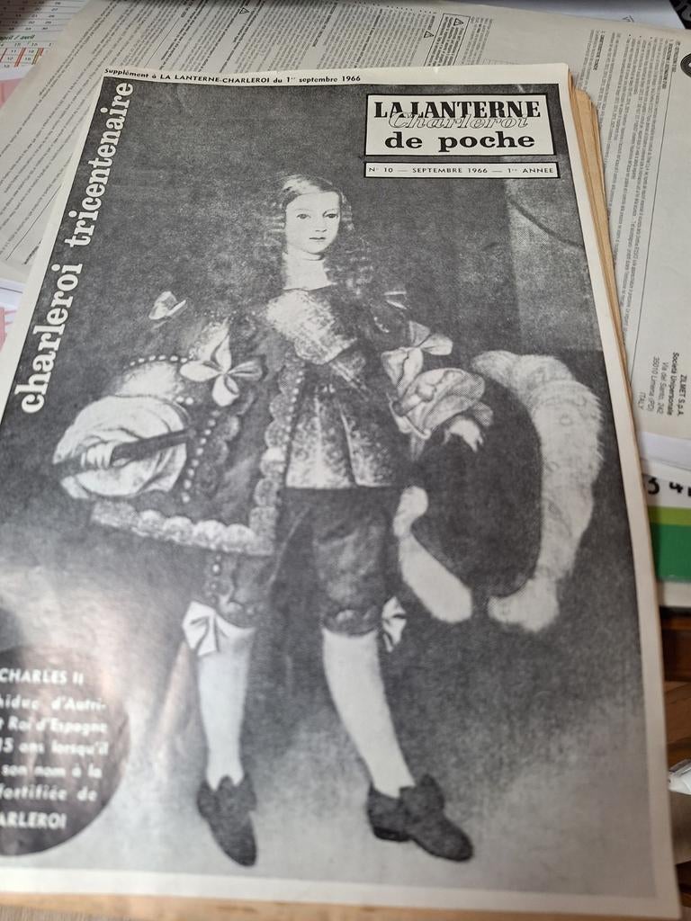 Documents sur charleroi pour collectionneur, Enlèvement