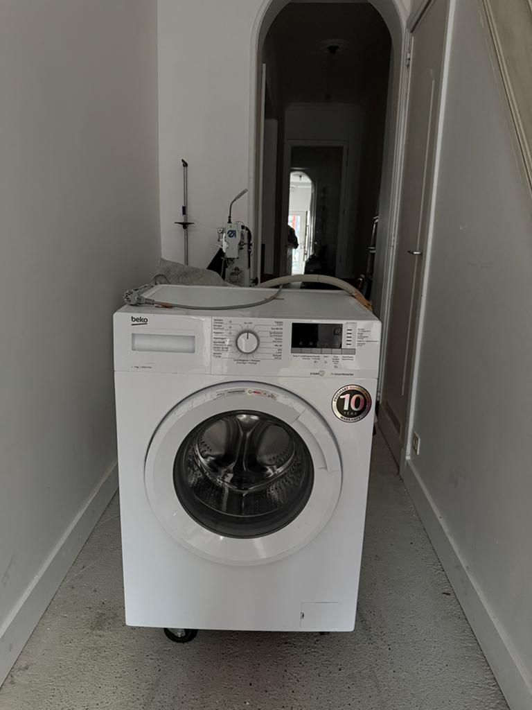 Beko wasmachine WTV7712BLS1, Elektronische apparatuur, Wasmachines, Ophalen, Zo goed als nieuw