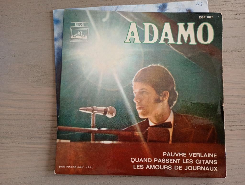 Adamo - EP Pauvre verlaine, EP, Ophalen of Verzenden, Gebruikt, Pop