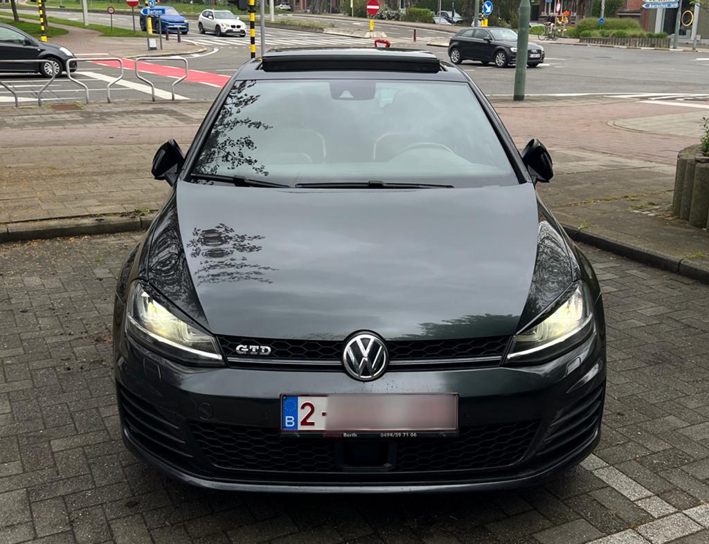 Volkswagen Golf 7 GTD 2.0TDI Euro 6b Automaat Full Opties++, Auto's, Volkswagen, Automaat, 4 cilinders, Leder, 5 deurs