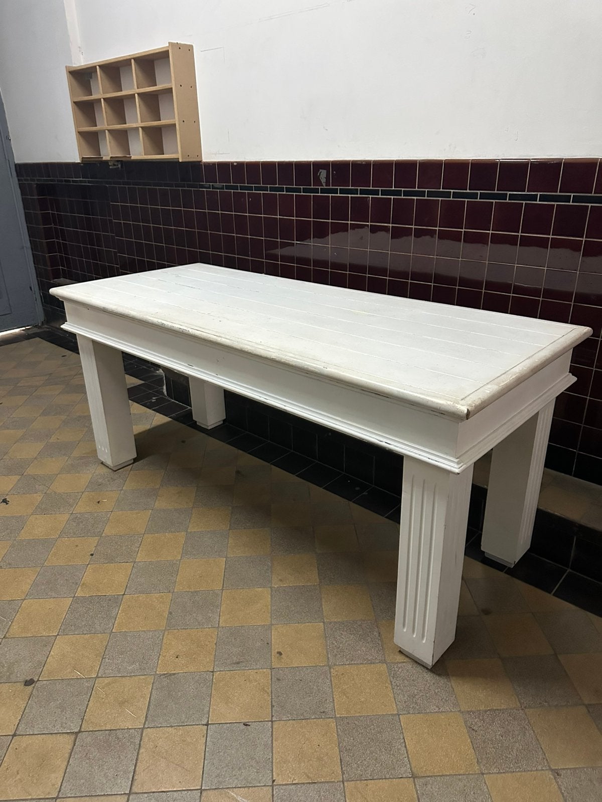 Geande table, Enlèvement