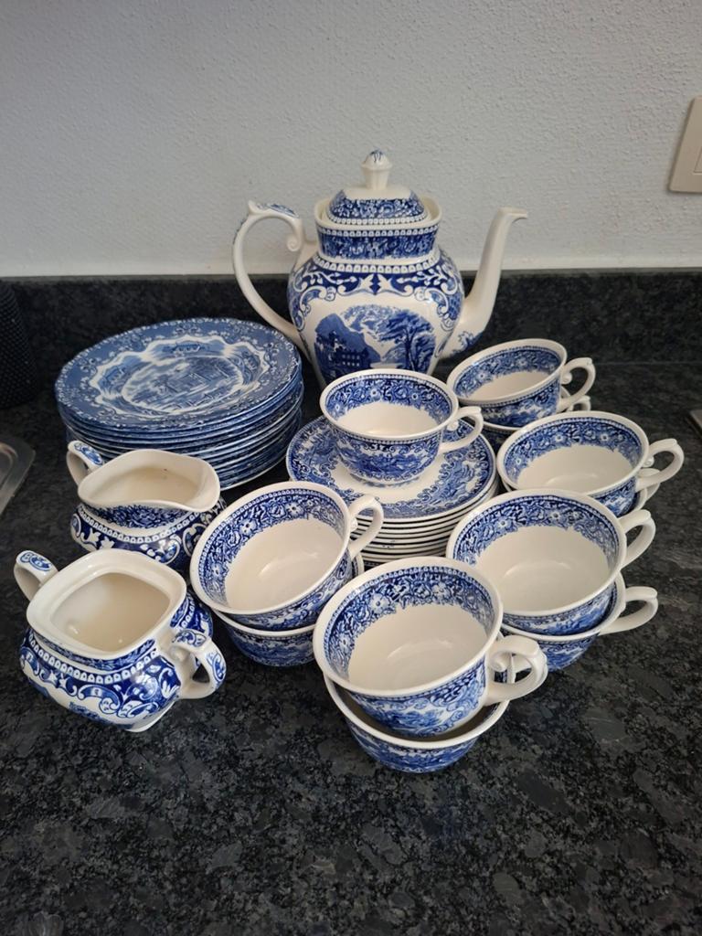 Royal Sphinx Maastricht - servies - Delfts blauw, Antiek en Kunst, Ophalen
