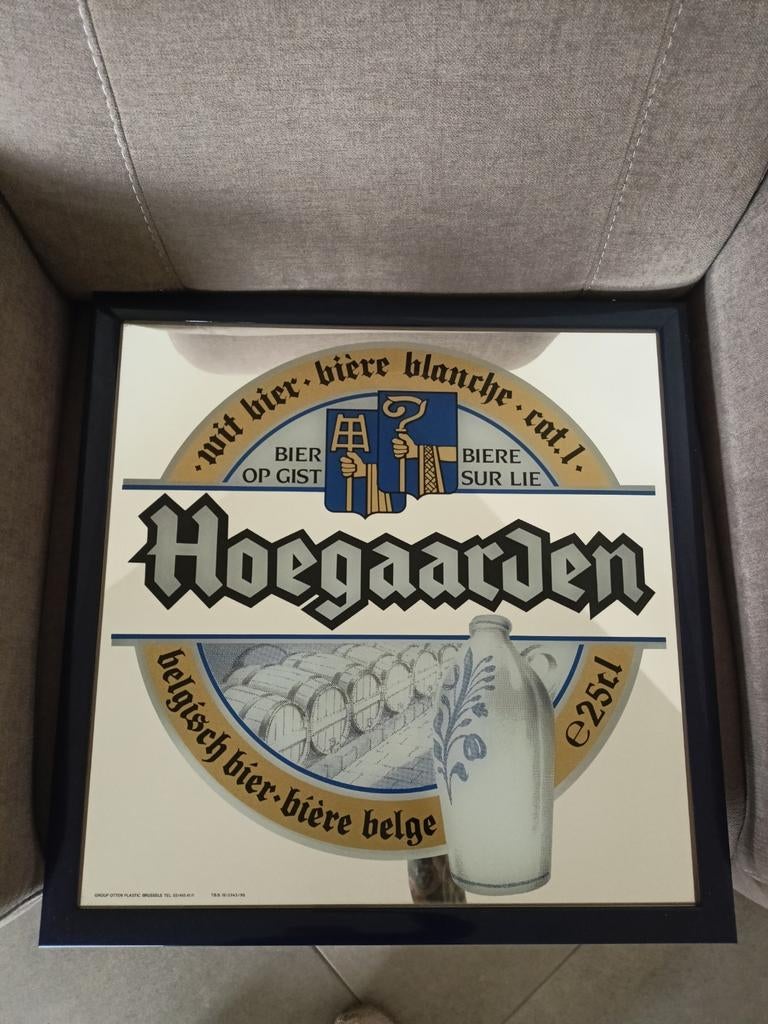 Miroir rétro Hoegaarden., Enlèvement