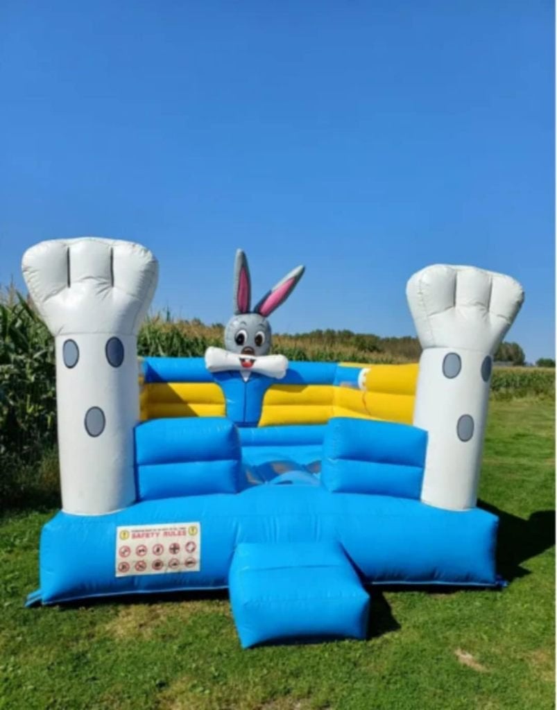 château gonflable lapin à vendre, Hobby & Loisirs créatifs, Enlèvement, Comme neuf