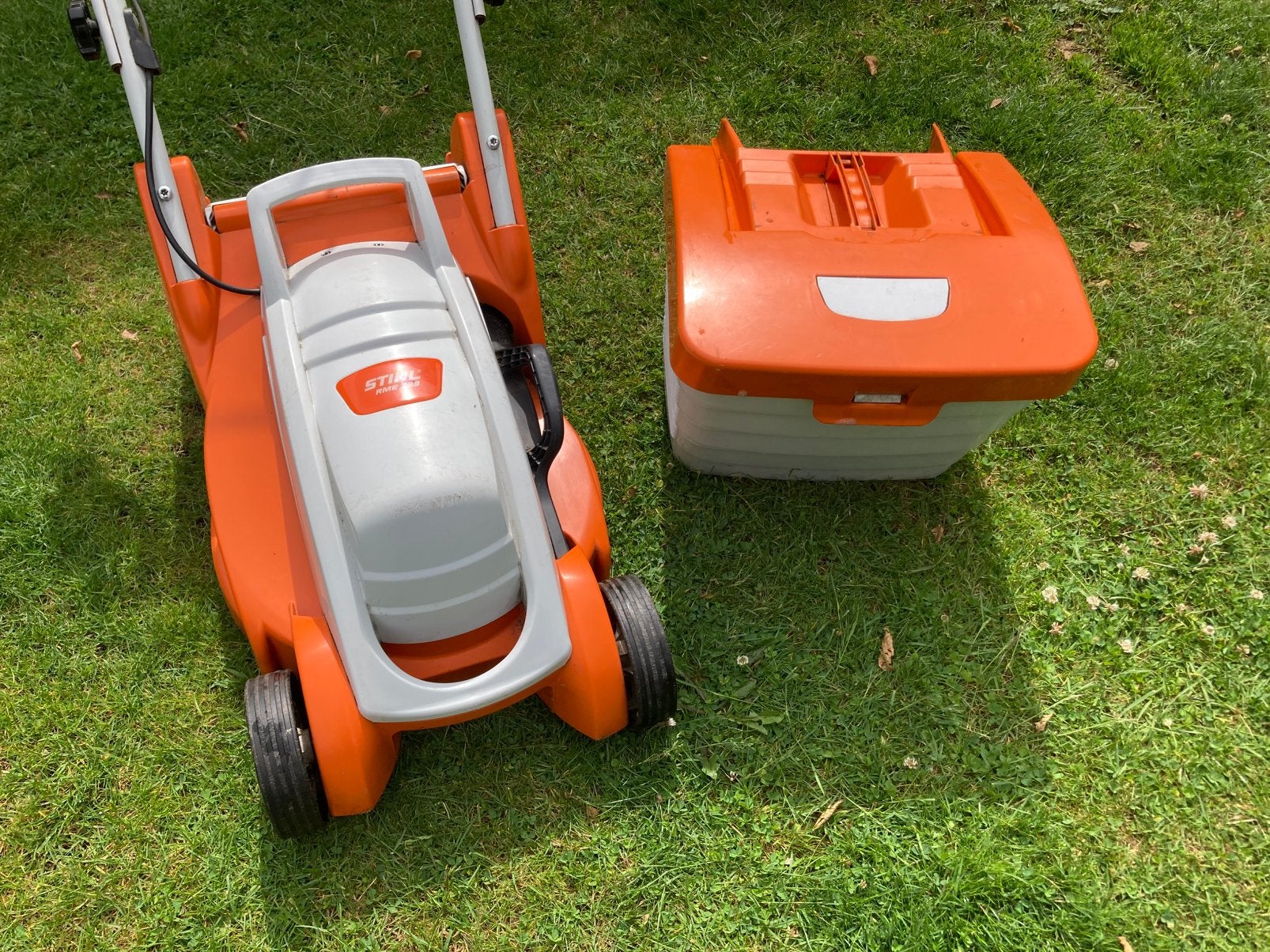 Elektrisch grasmachine, Tuin en Terras, Grasmaaiers, Ophalen, Zo goed als nieuw