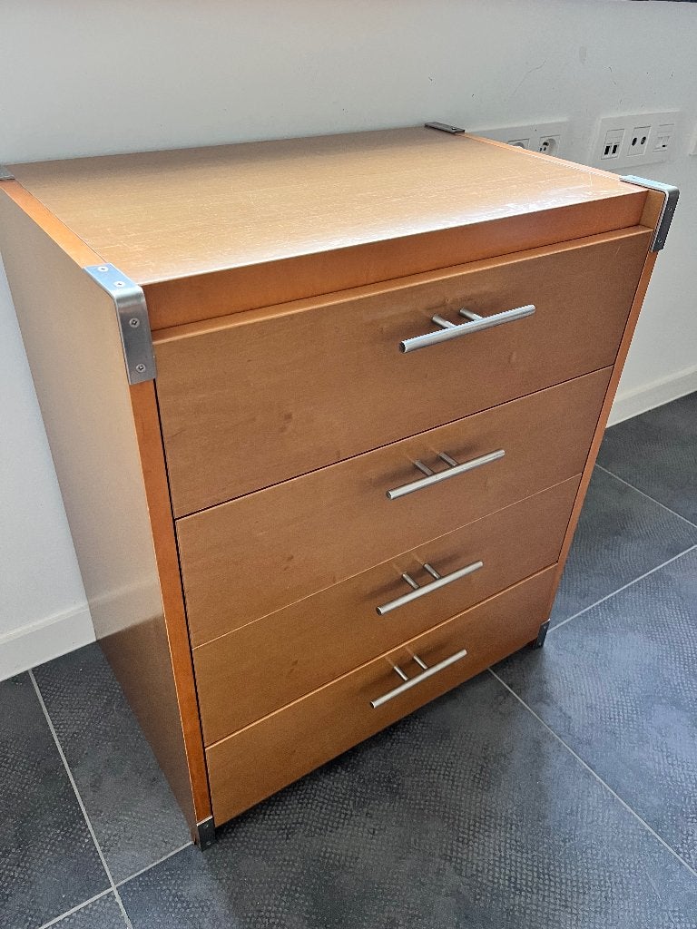 Kast met lades, Ophalen, Gebruikt, 50 tot 100 cm, 3 of 4 laden