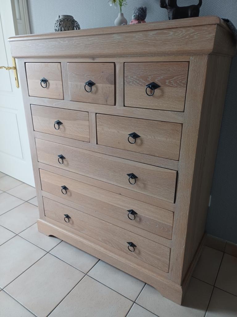 Ladekast massief franse eik, Huis en Inrichting, Ophalen, Eikenhout