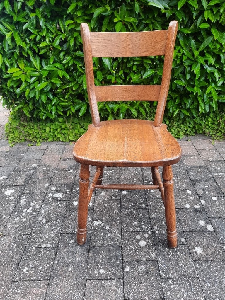Keukenstoel, Maison & Meubles, Chaises, Brun, Enlèvement, Bois, Cinq, Six Chaises ou plus