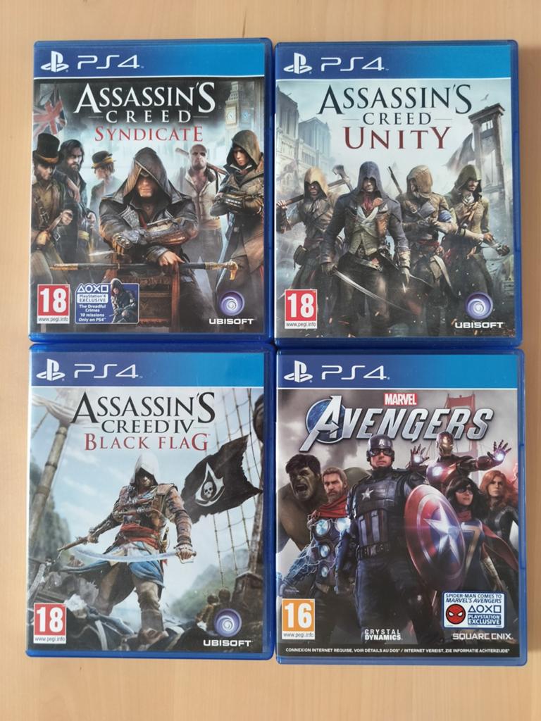 Assassin's Creed & Avengers, Games en Spelcomputers, Games | Sony PlayStation 4, Ophalen