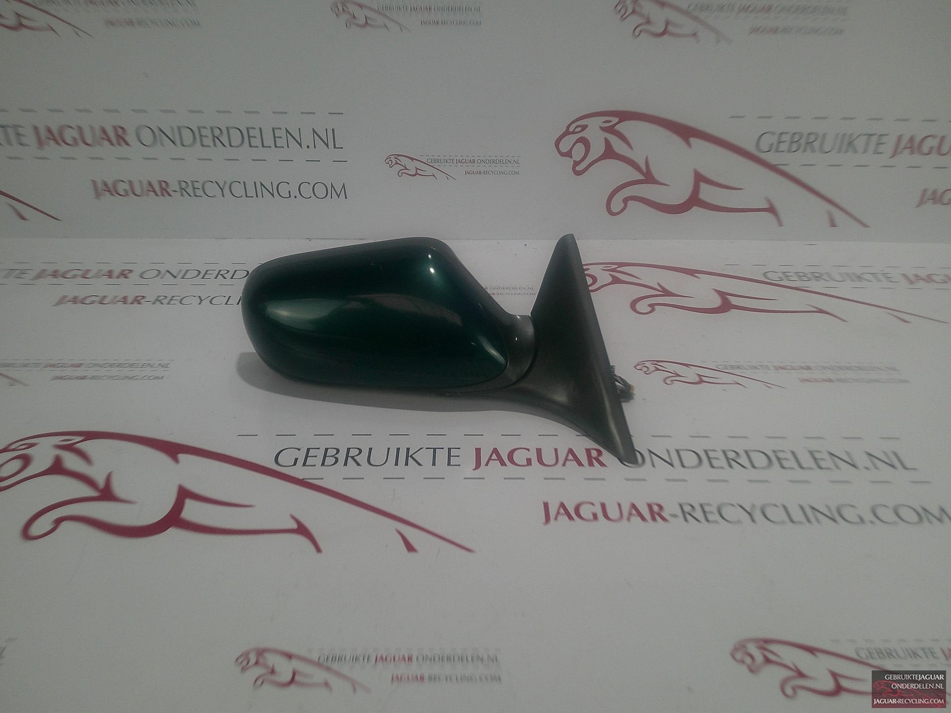 Spiegel rechts Jaguar XK8 XKR groen Speling vrij HJA3400AA, Autos : Pièces & Accessoires, -, Origine de la pièce connue, Utilisé
