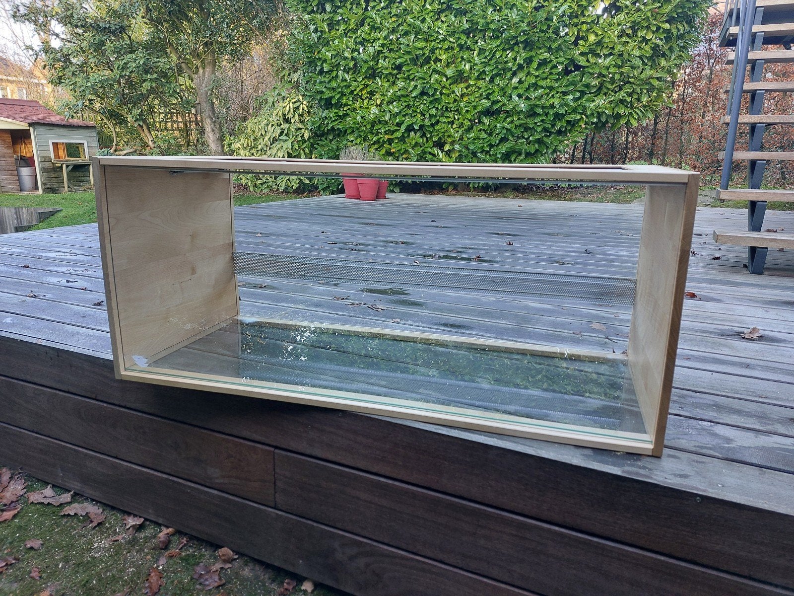 Kooi voor hamsters, gerbils, knaagdieren - vivarium voor rep, Dieren en Toebehoren, Kooi, 110 cm of meer, Cavia, Zo goed als nieuw