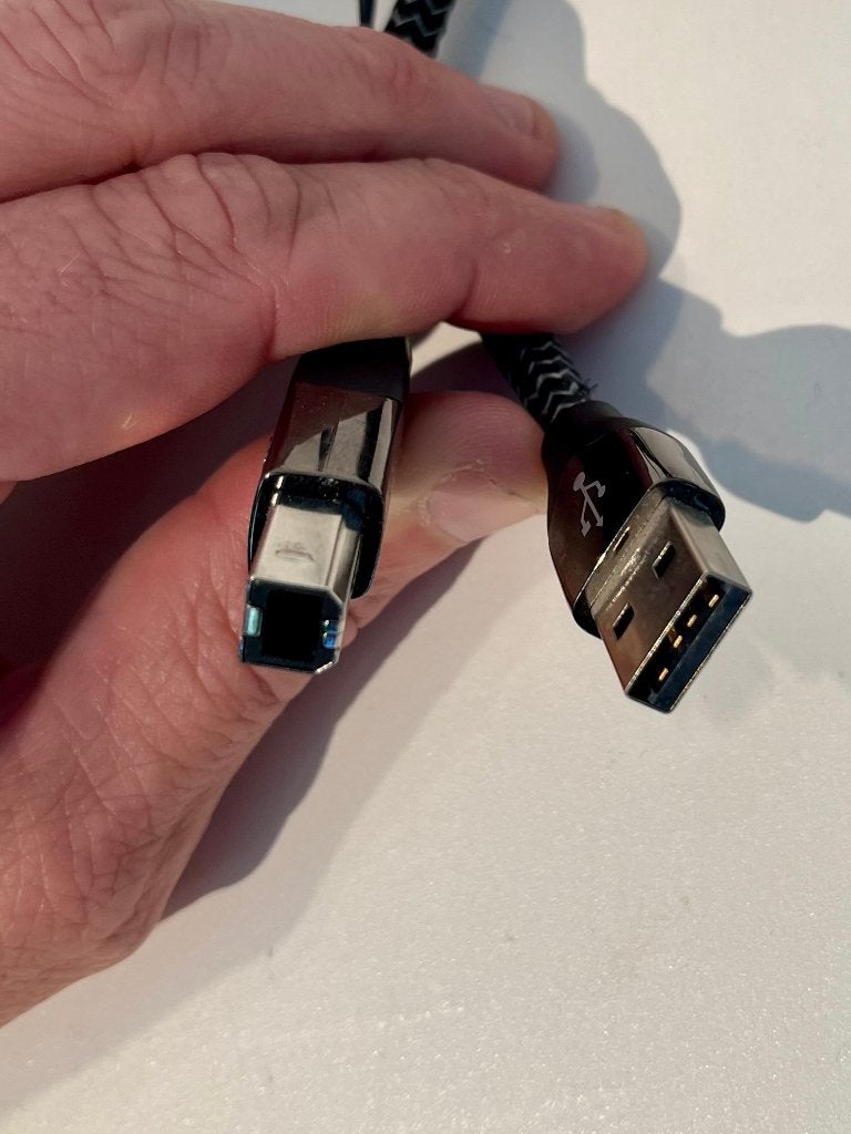 AudioQuest Silver Diamond USB A vers B — 1,5 mètre, TV, Hi-fi & Vidéo, Câbles audio & Câbles de télévision, Utilisé, Autres câbles