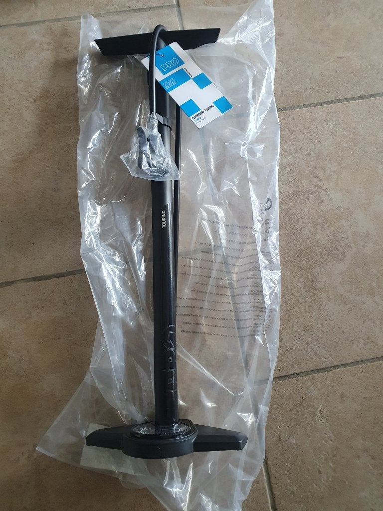 Pompe velo vtt haute pression pied manometre PRO aluminium, Enlèvement ou Envoi, Neuf