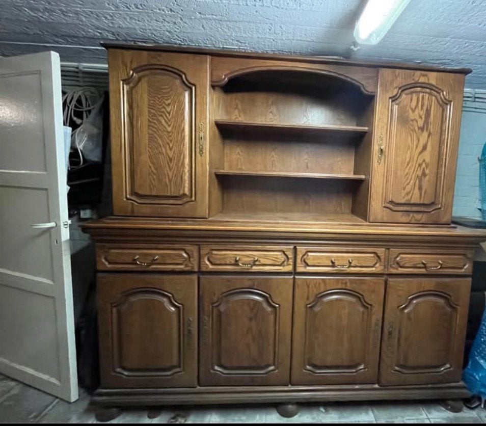 Dressoir - Buffet bois verni, Enlèvement, Comme neuf, Chêne