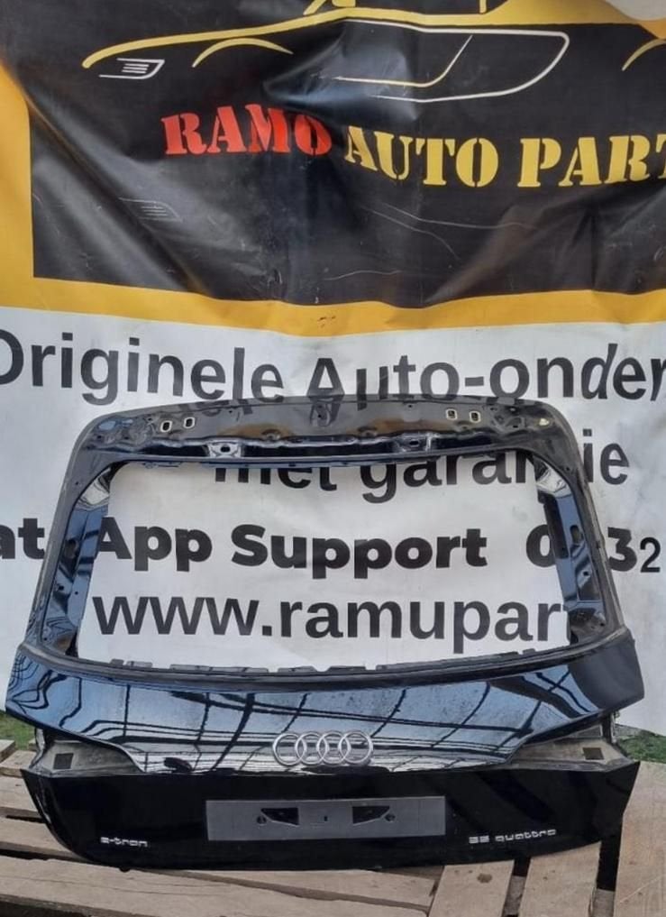 AUDI E-TRON 55 ACHTERKLEP ORIGINEEL KLEUR LV5S, Arrière, -, Haillon arrière, Utilisé