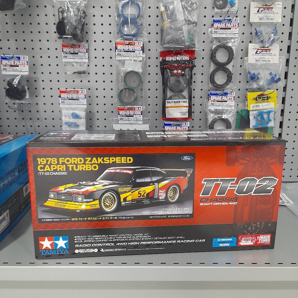 Tamiya Ford Zakspeed Capri Turbo 1978, Nieuw, Schaal 1:10, Auto onroad, Ophalen