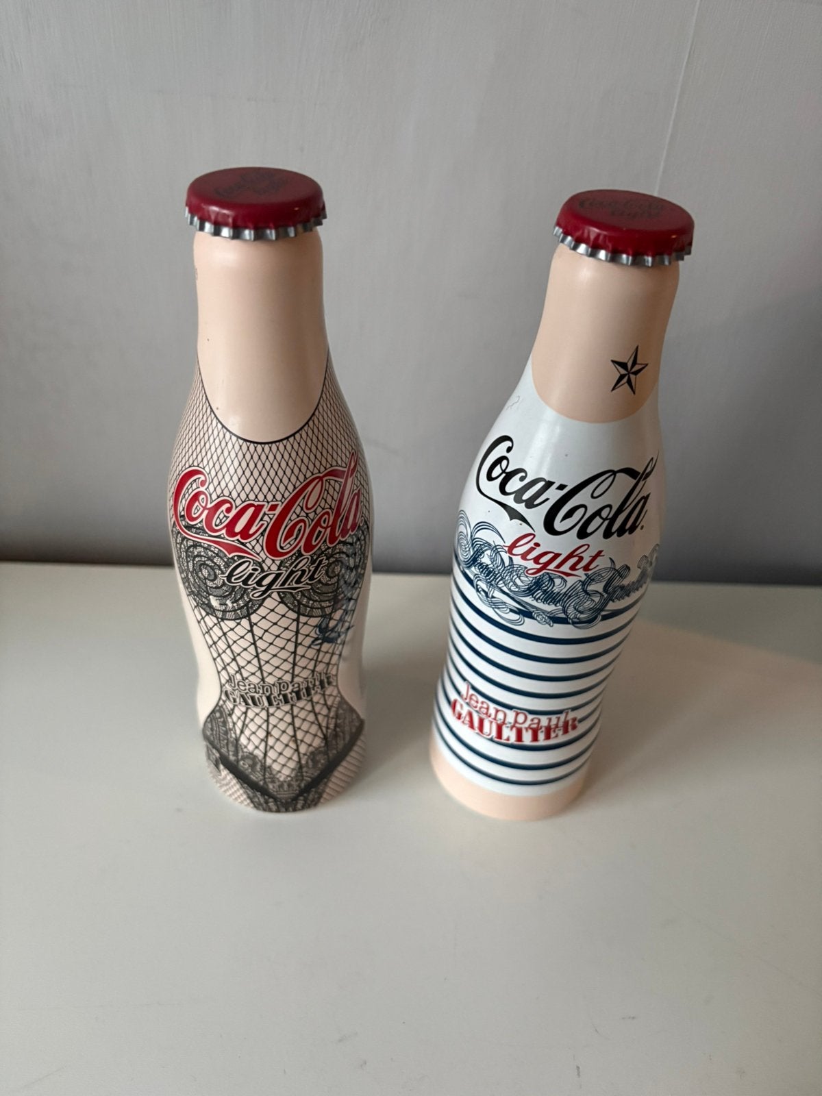 2 flessen COCA-COLA, JP GAULTIER, Verzamelen, Ophalen of Verzenden
