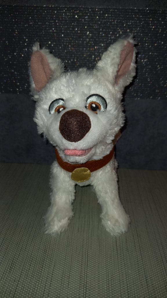 Bolt knuffel, Kinderen en Baby's, Speelgoed | Knuffels en Pluche, Disney, Disney, Zo goed als nieuw, Wit