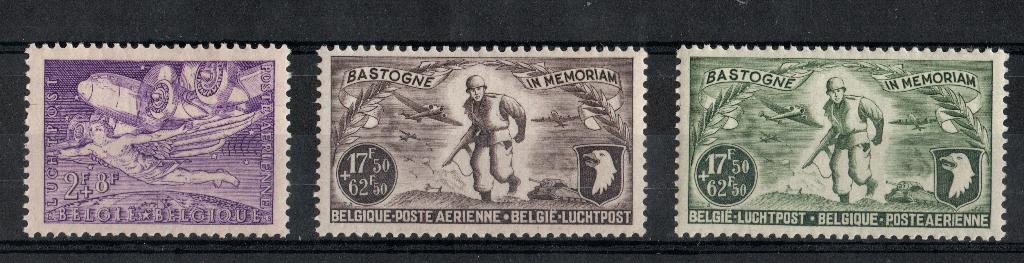 Belgique série de timbres PA No PA 13/14 en neufs xx, Enlèvement ou Envoi, Non oblitéré, Non oblitéré