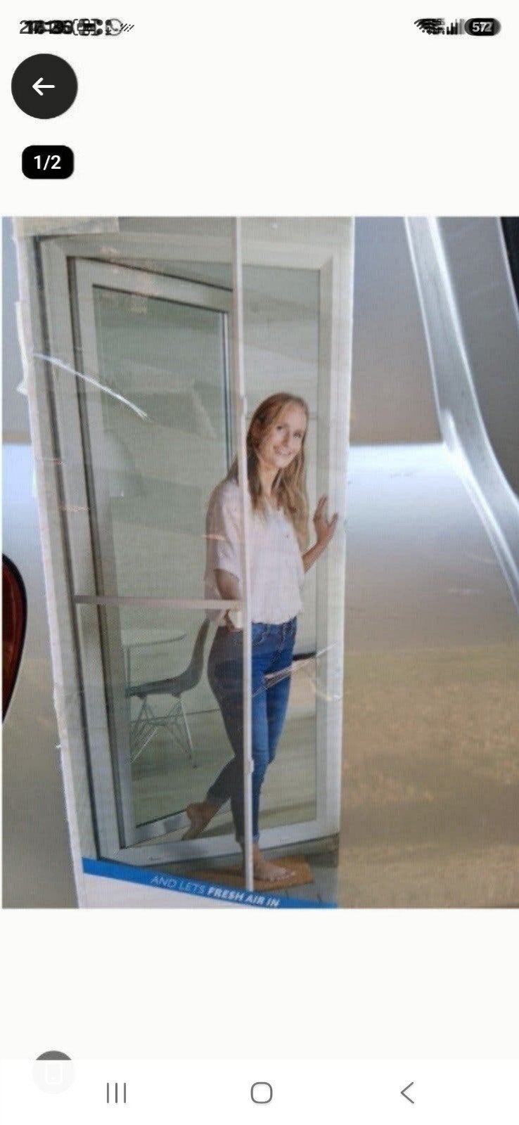 PORTE MOUSTIQUAIRE LÉGÈRE EN ALUMINIUM PRIX 10 EUR, Bricolage & Construction, Enlèvement