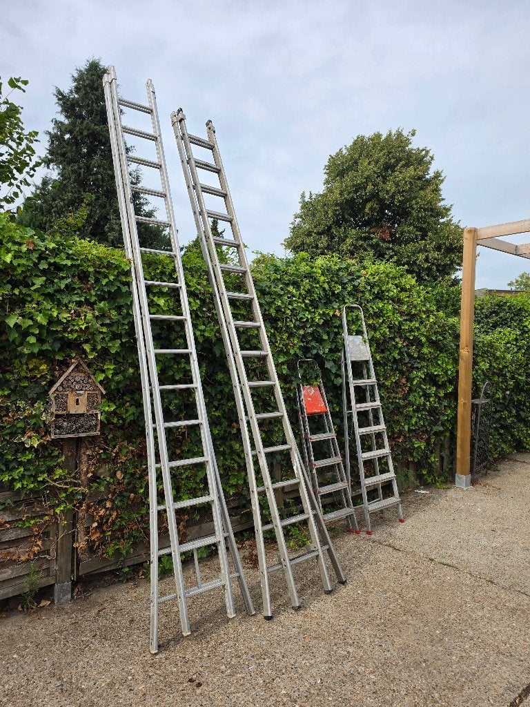 Ladders Te Koop, Doe-het-zelf en Bouw, Ladders en Trappen, Ophalen of Verzenden, Gebruikt