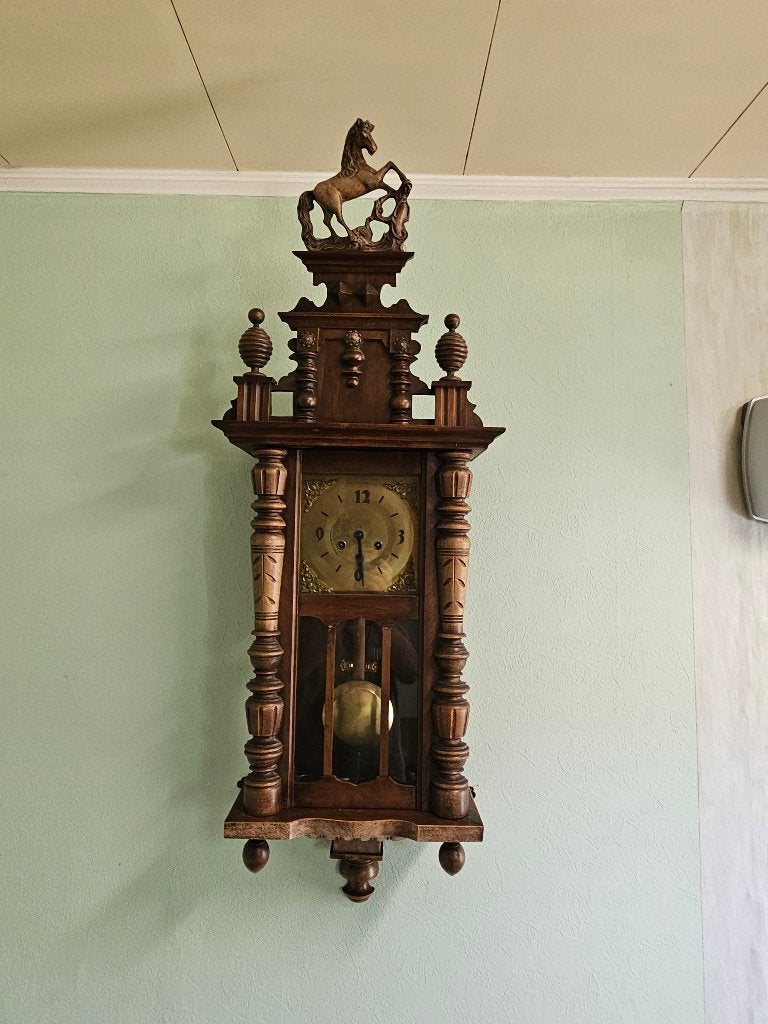 wandklok, Ophalen