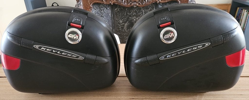 valises moto givi E41 Keyless, Motoren, Accessoires | Koffers en Tassen, Ophalen, Gebruikt