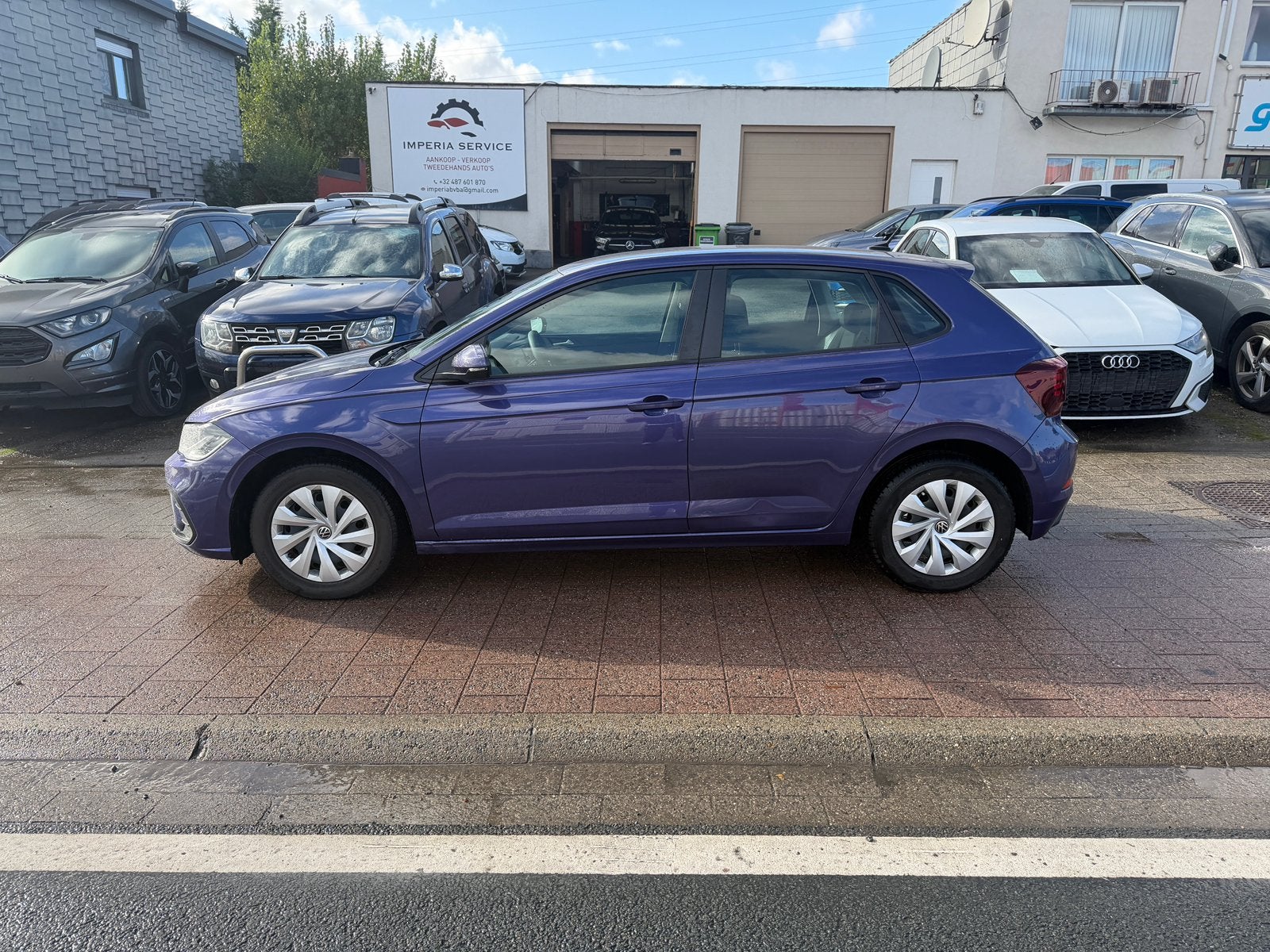 Volkswagen Polo 1.0 Benzine* 27.045Km* 2022* manueel, Auto's, Euro 6, Blauw, Bedrijf, 59 kW