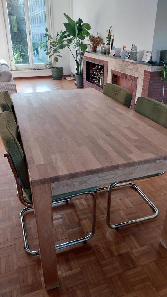 Eikenhouten eettafel, Huis en Inrichting, Ophalen
