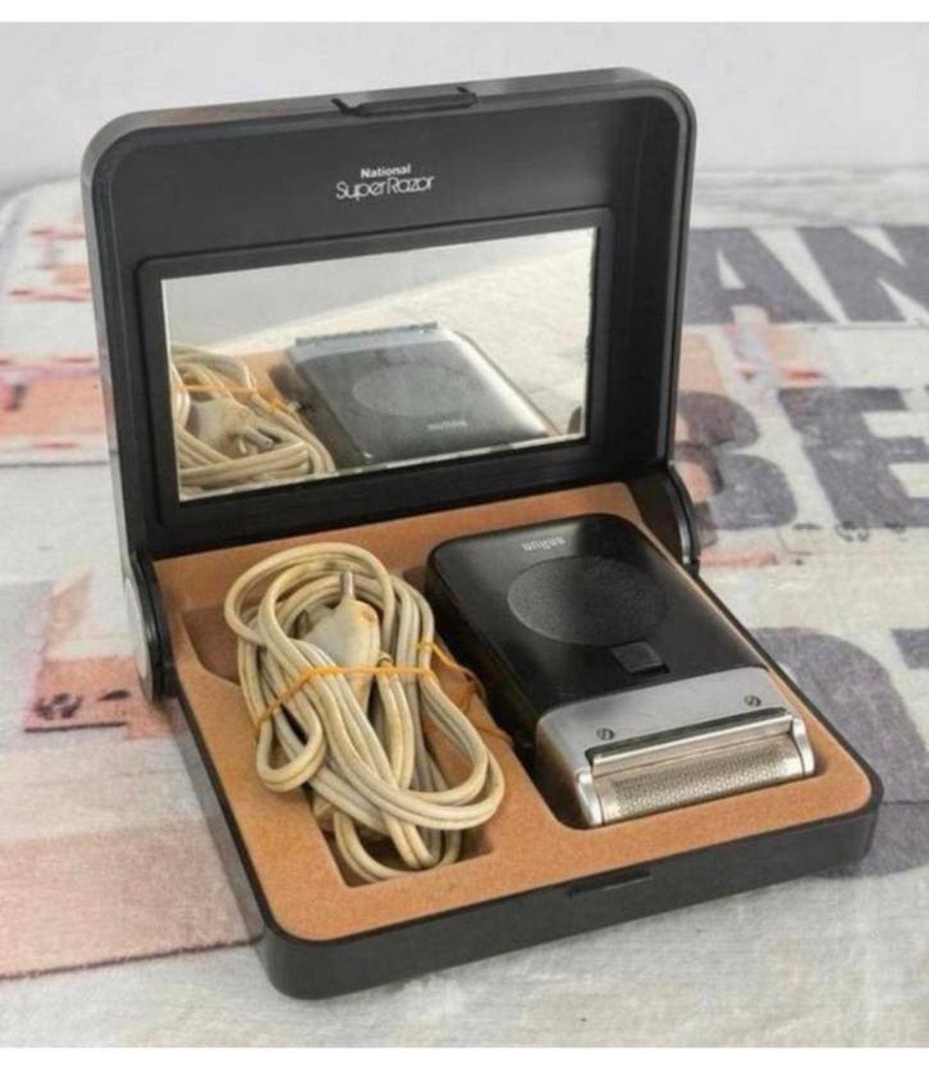 1960-1970 vintage BrAun super razor national scheerapparaat, Ophalen of Verzenden, Zo goed als nieuw, Tondeuse