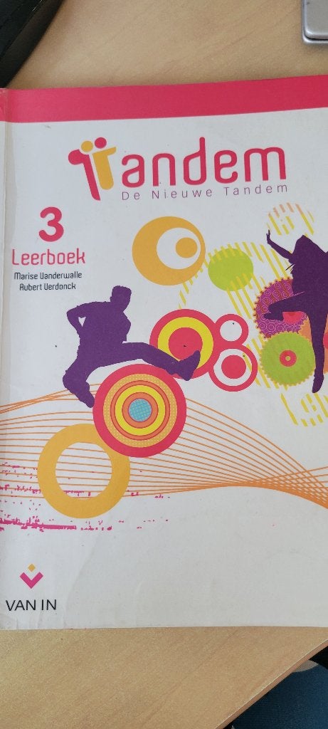 Livre scolaire  tandem 3, Livres, Enlèvement ou Envoi, Comme neuf, Secondaire, Van in