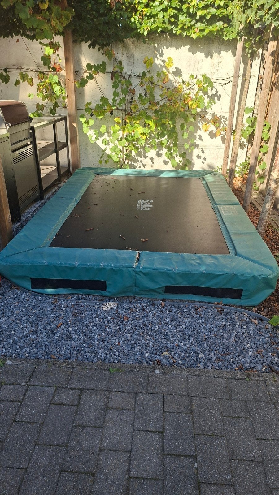 Trampoline, Ophalen, Gebruikt