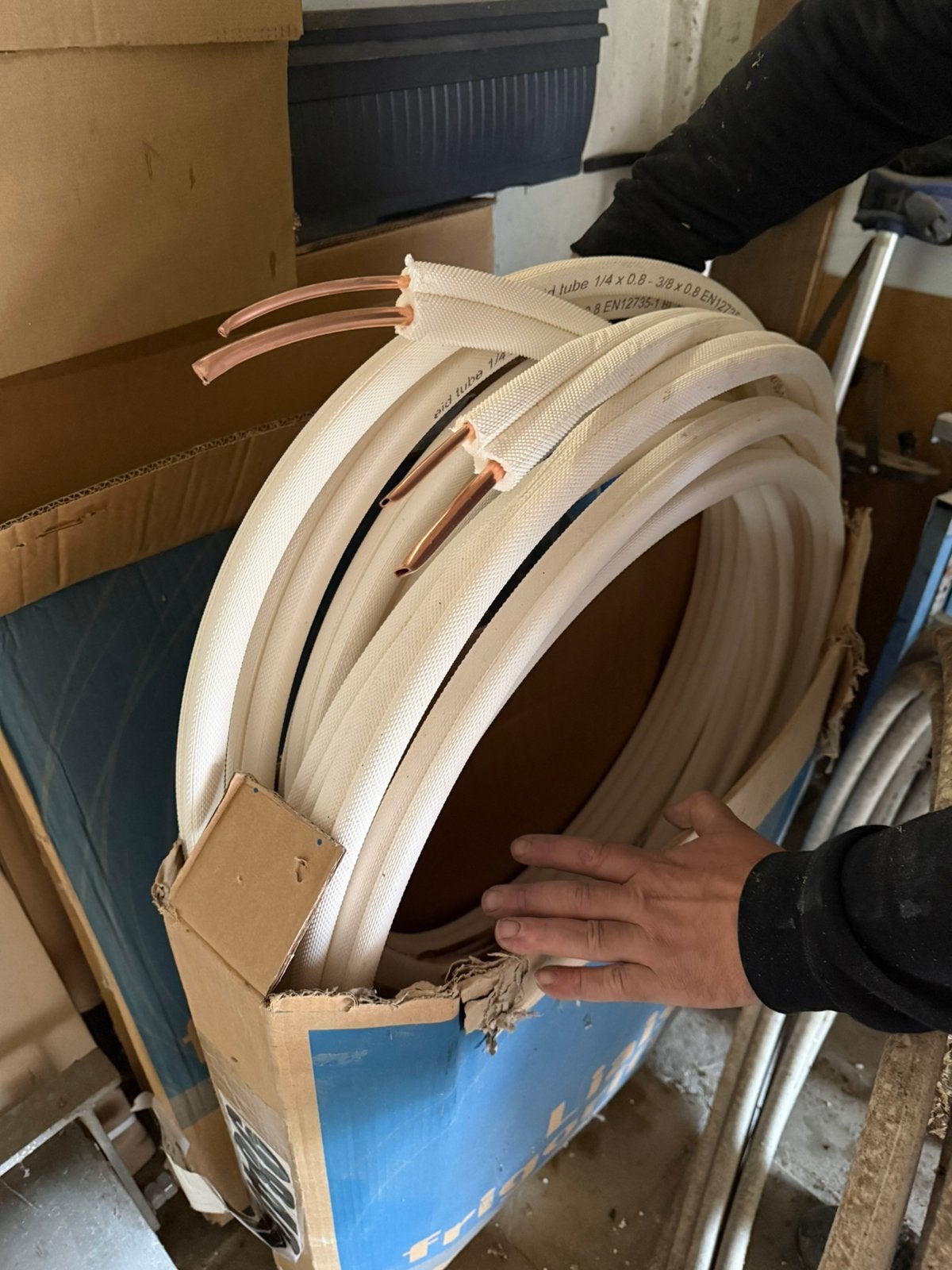 Airco buizen, Doe-het-zelf en Bouw, Ophalen, Zo goed als nieuw