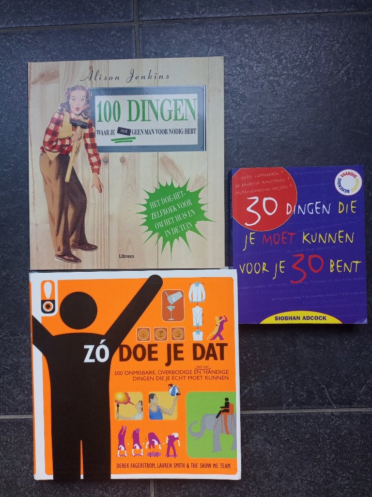 3 'BUITENGEWONE' KLUS/DOE BOEKEN PRIMA STAAT, Ophalen of Verzenden, Zo goed als nieuw