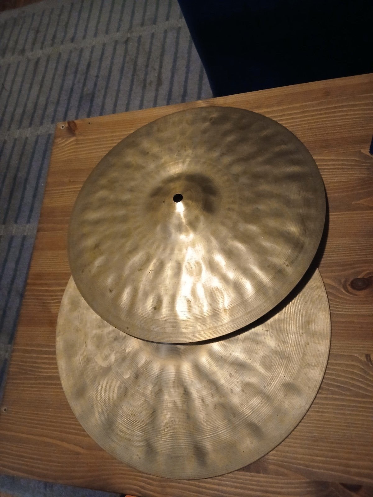 Hi-hats Sabian Hand Hammered, regular 14" en nog wat anders, Muziek en Instrumenten, Ophalen of Verzenden, Gebruikt