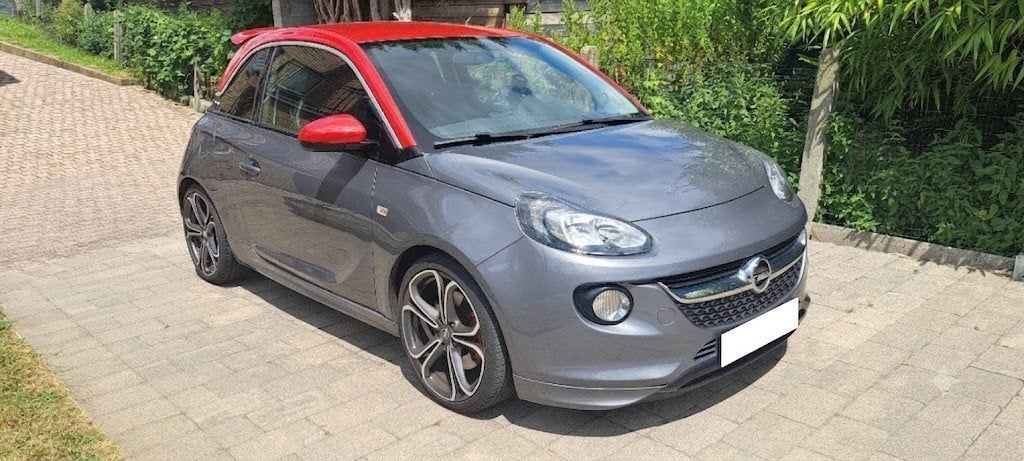 Opel Adam S (150 pk) - lederen recaro stoelen, Autos, Opel, Particulier, ADAM, Cruise Control, Essence, Boîte manuelle, Rouge